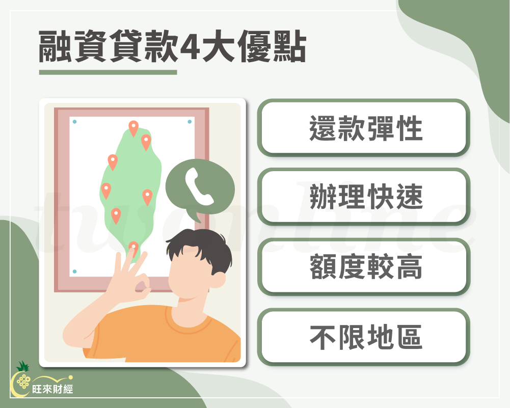 融資貸款4大優點－旺來財經
