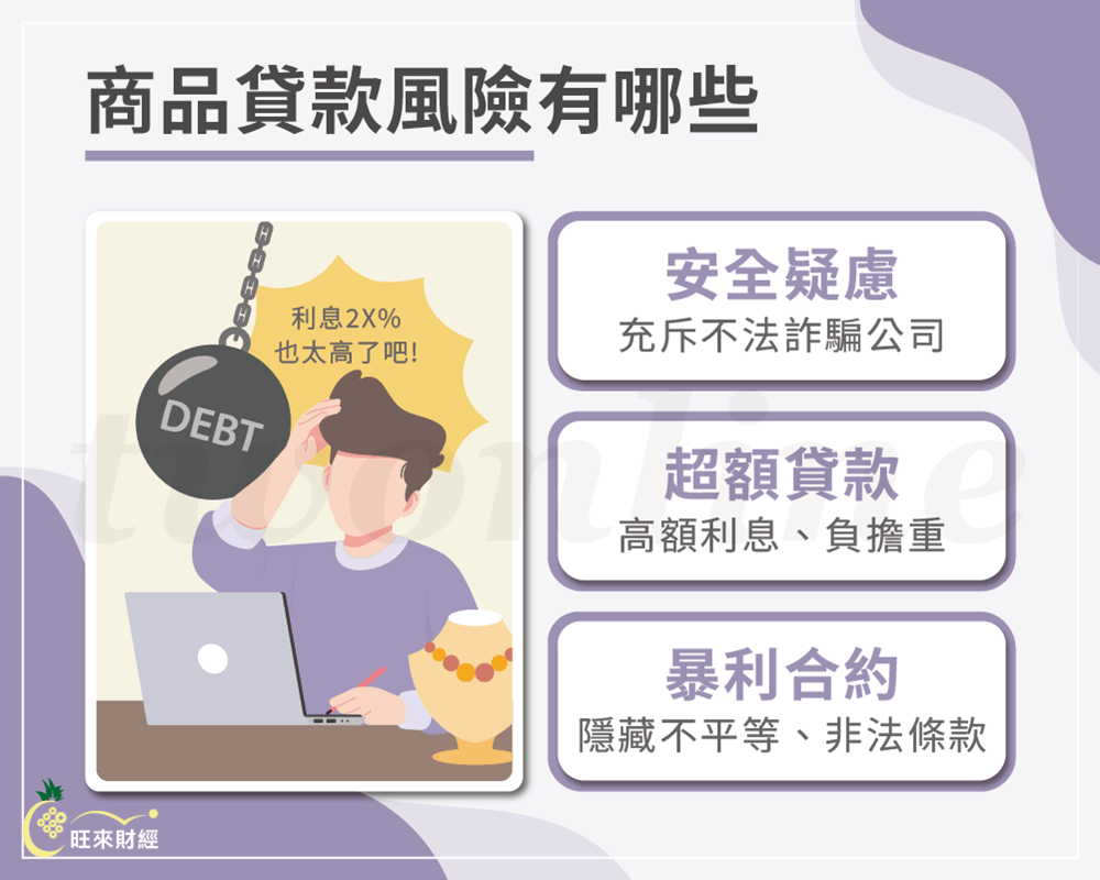 商品貸款風險有哪些－旺來財經