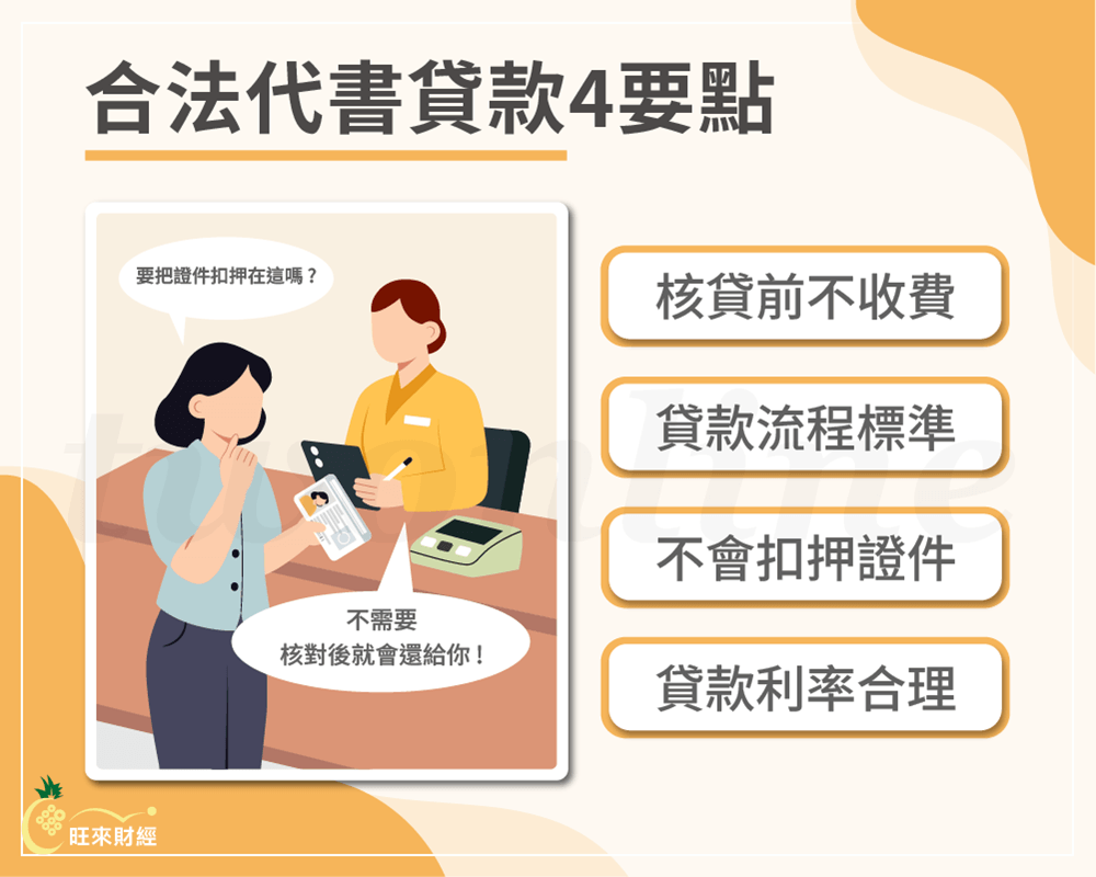 合法代書貸款4要點－旺來財經